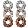 Hair Ring Leopard Print Fabric Handmade