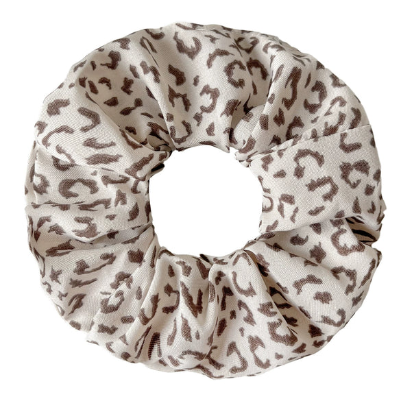 Hair Ring Leopard Print Fabric Handmade