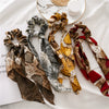 Hair Ring Leopard Snake Ribbon Cloth Pure Handmade Women's Hair Accessories