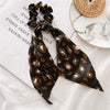 Hair Ring Leopard Snake Ribbon Cloth Pure Handmade Women's Hair Accessories