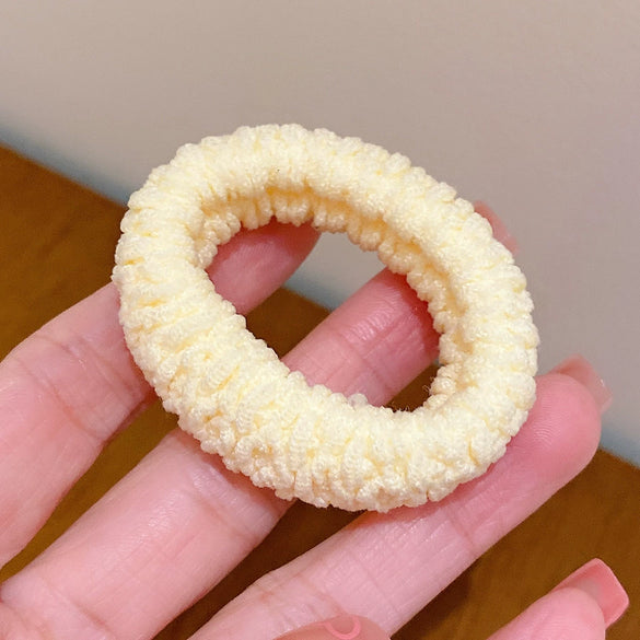 Hair Ring Mixed Material Knitted High Elastic Seamless Fashion Geometric Women's Hair Accessories