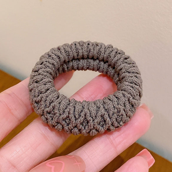 Hair Ring Mixed Material Knitted High Elastic Seamless Fashion Geometric Women's Hair Accessories