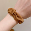 Hair Ring Mixed Material Knitted High Elastic Seamless Fashion Geometric Women's Hair Accessories
