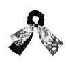 Hair Ring Ribbon Satin Fabric Handmade Printed For Women