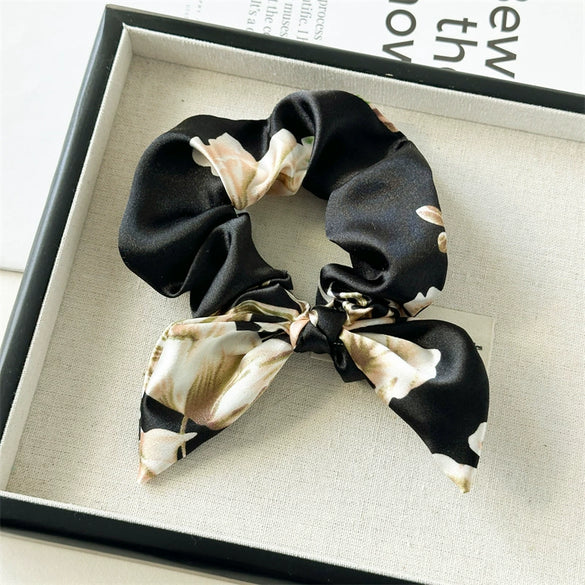 Hair Ring Satin Fabric Handmade High Stretch Fashion Women's Hair Accessories