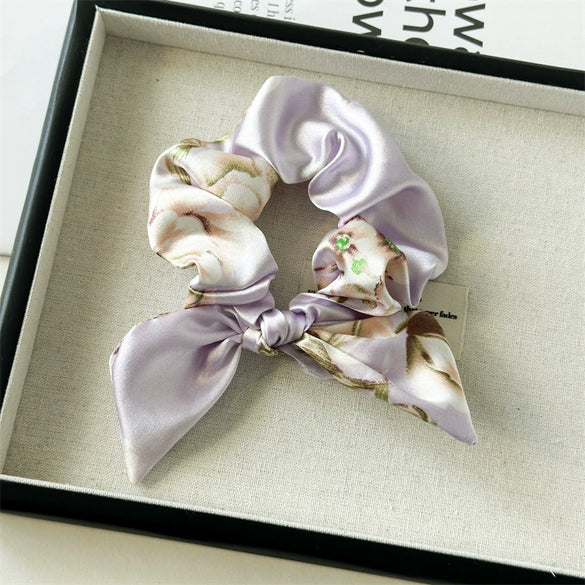 Hair Ring Satin Fabric Handmade High Stretch Fashion Women's Hair Accessories