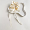 Hair Ring Satin Handmade High Elasticity For Girls