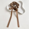 Hair Ring Satin Handmade High Elasticity For Girls