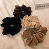 Hair Ring Velvet Handmade Fabric Retro Elegant Niche Simple Sweet High Elasticity