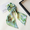 Hair Rings Fabric Handmade Artistic Oil Painting Series