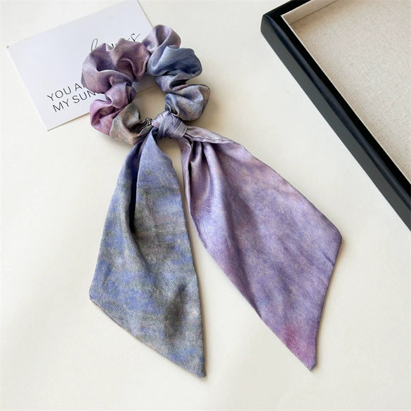 Hair Rings Fabric Handmade Artistic Oil Painting Series