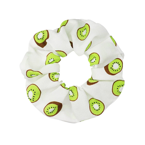 Hair Rope Band Cloth Handpainted Fruit Cartoon Knitting