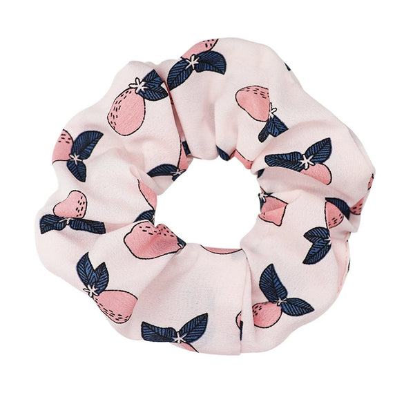 Hair Rope Band Cloth Handpainted Fruit Cartoon Knitting