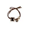 Hair Rope Dualpurpose Hair Ring Cloth Leather Tendon Handmade Retro Style