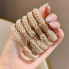 Hair Rope Fabric Handmade High Elastic Bear Hair Accessories For Women And Girls