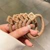 Hair Rope Fabric Handmade High Elastic Bear Hair Accessories For Women And Girls