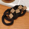 Hair Rope Fabric Handmade High Elastic Bear Hair Accessories For Women And Girls