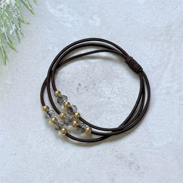Hair Rope Fabric Handmade High Elastic Bear Hair Accessories For Women And Girls