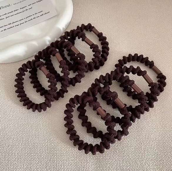 Hair Rope Fabric Handmade High Elastic Bear Hair Accessories For Women And Girls