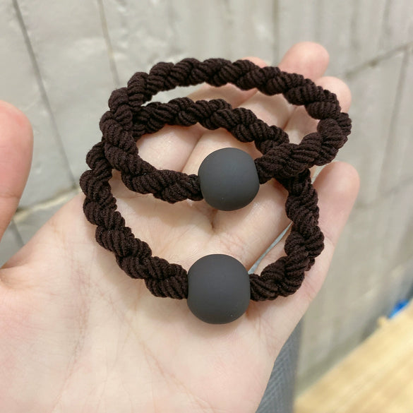 Hair Rope Fabric Handmade High Elastic Bear Hair Accessories For Women And Girls