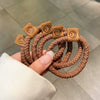 Hair Rope Fabric Handmade High Elastic Bear Hair Accessories For Women And Girls
