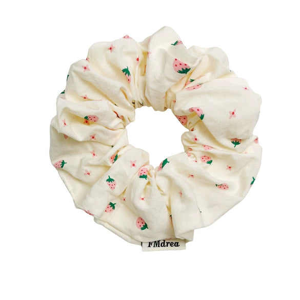 Hair Rope Fabric Sweet Strawberry Style Handmade