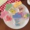 Hair Rope Hair Accessories Gradient Color Handmade Sweet High Elastic For Girls