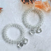 Hair Rope Hair Accessories Handmade Mixed Materials Summer New Ice Transparent White Cat Style High Elasticity