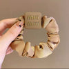Hair Rope Headwear Fabric Handmade With Letter Design For Female