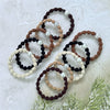Hair Rope Headwear For Female Pearl Bean Style Mixed Materials Handmade