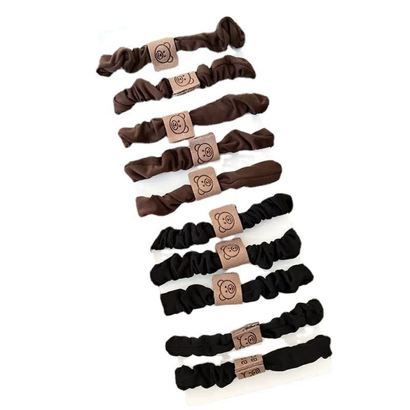 Hair Rope Headwear Rubber Fabric Handmade High Elastic