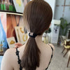 Hair Rope Headwear Rubber Fabric Handmade High Elastic