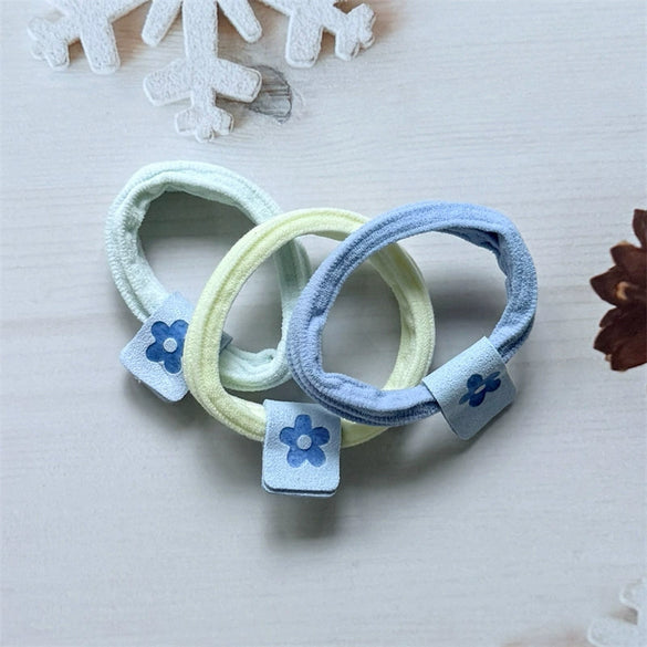 Hair Rope Mixed Materials Handmade High Elastic For Girls