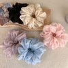 Hair Rope Organza Knitting Loose Geometric Style For Female