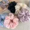 Hair Rope Organza Knitting Loose Geometric Style For Female