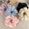 Hair Rope Organza Knitting Loose Geometric Style For Female