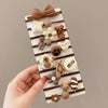 Hair Rope Wool High Elasticity Handmade Cartoon Letters Numbers Text Bow