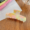 Hair Shark Clip Acetic Acid Fashion Geometric Handmade Women's Headwear