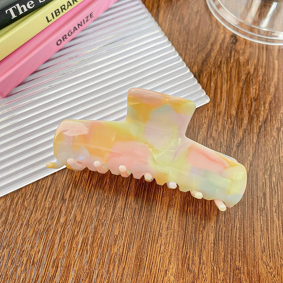 Hair Shark Clip Acetic Acid Fashion Geometric Handmade Women's Headwear