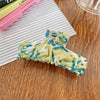 Hair Shark Clip Acetic Acid Fashion Geometric Handmade Women's Headwear