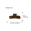 Hair Shark Clip Acetic Acid Fashion Geometric Handmade Women's Headwear
