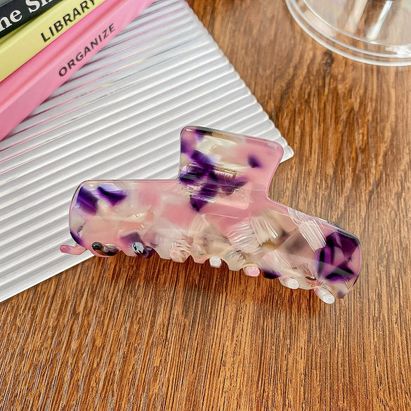 Hair Shark Clip Acetic Acid Fashion Geometric Handmade Women's Headwear