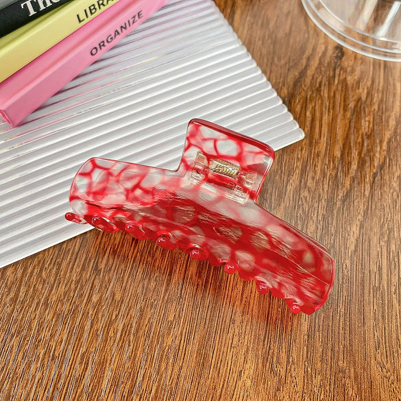 Hair Shark Clip Acetic Acid Fashion Geometric Handmade Women's Headwear