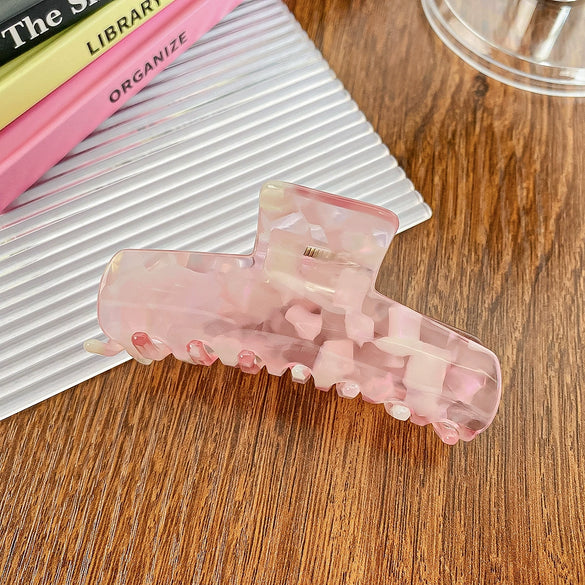 Hair Shark Clip Acetic Acid Fashion Geometric Handmade Women's Headwear