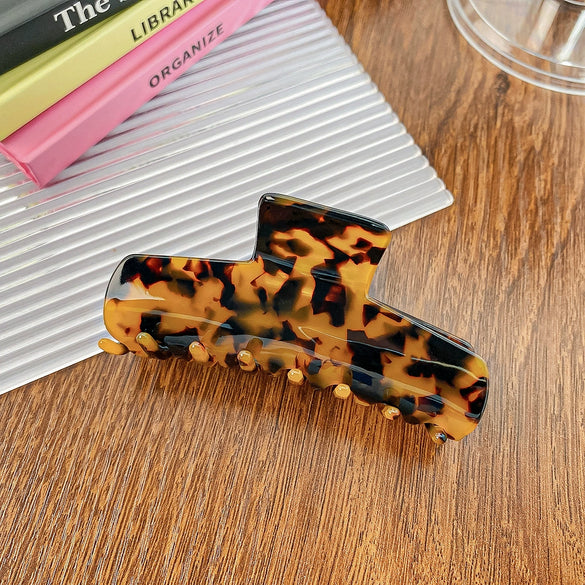 Hair Shark Clip Acetic Acid Fashion Geometric Handmade Women's Headwear