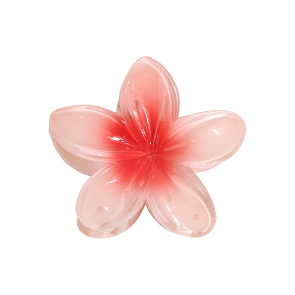 Hair Shark Clip Gradient Flower Baking Paint Women's Fashion Plant Flowers