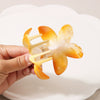 Hair Shark Clip Gradient Flower Baking Paint Women's Fashion Plant Flowers