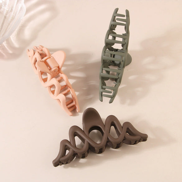 Hair Shark Clip Women's Cut Out Spray Paint Hair Accessories