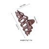 Hair Shark Clip Women's Cut Out Spray Paint Hair Accessories