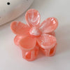 Hair Shark Clip Women's Plant Flowers Style Stamping Process